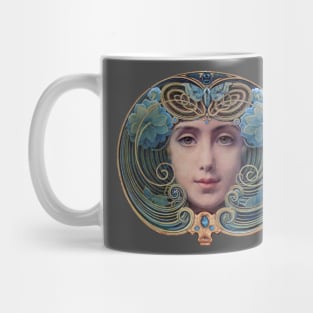 Art Nouveau Woman Mug